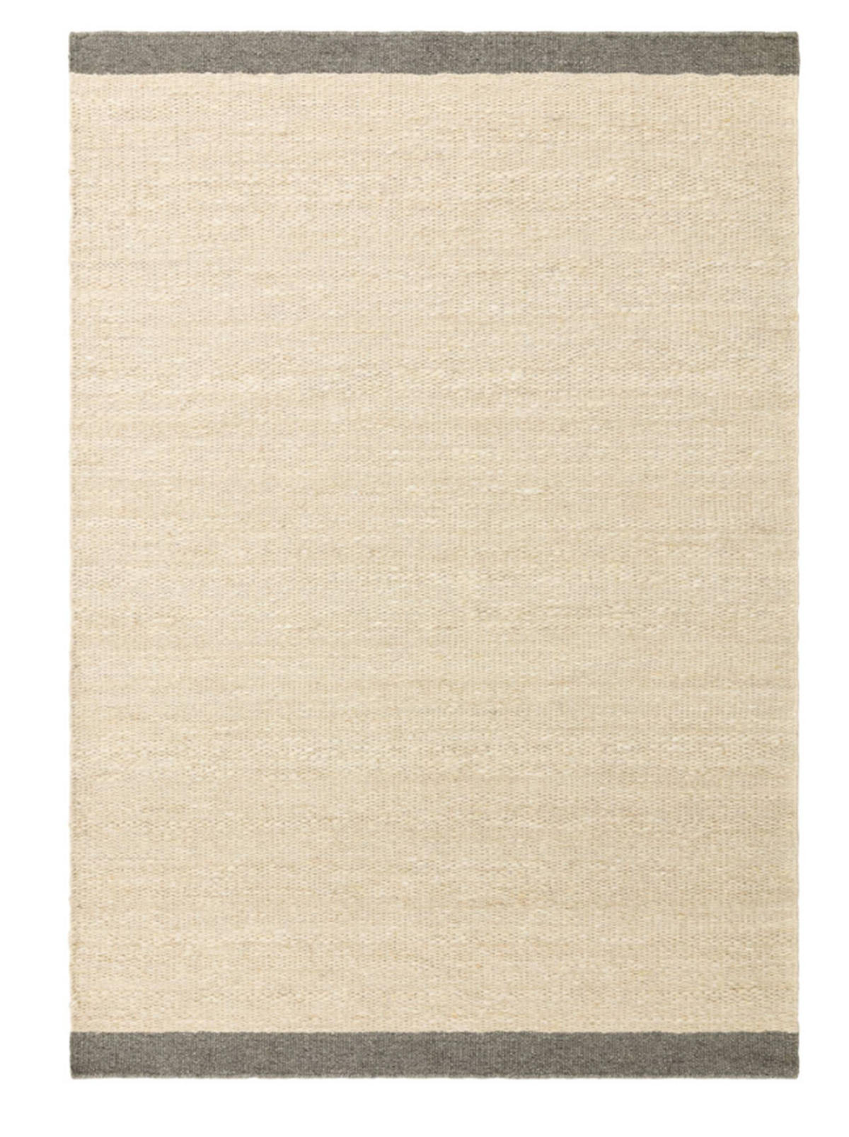 TEPPICH modern Wohn-/Schlafzimmer reine Wolle MALI Grau 200x290 cm - Grau, Naturmaterialien (200/290cm) - Novatrend