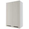 KÜCHENHÄNGESCHRANK Kvantum W4/60 Vanille Matt / Weiß Matt 60 / 32,5 / 96cm - Creme/Weiß, Holz/Holzwerkstoff (60/96/32.5cm) - Feldmann-Wohnen