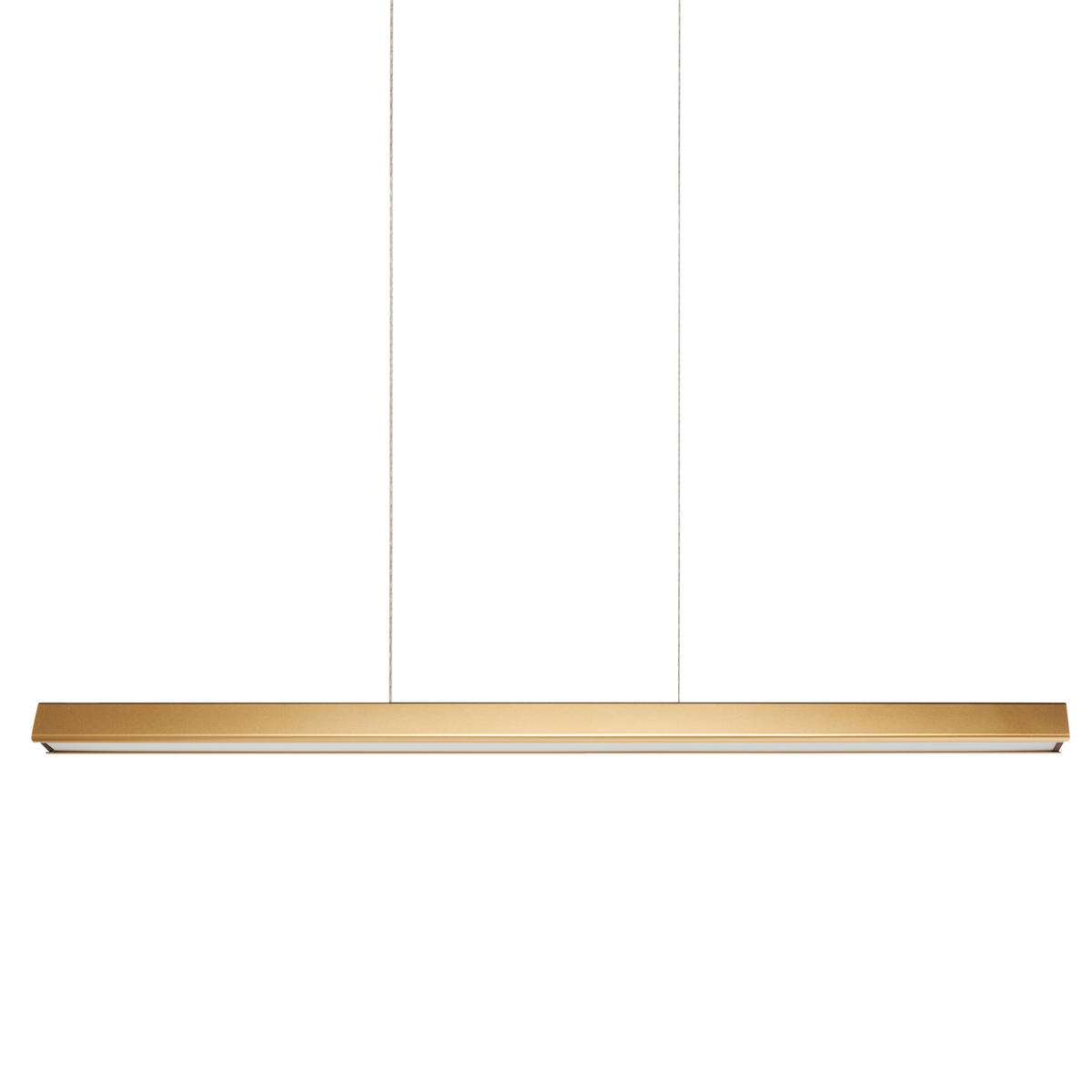 LED-HÄNGELEUCHTE Gold Arenas - Goldfarben, Metall (6/100/118cm) - Beliani