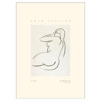 POSTER Arch Atelier - Carl Newman 01 - Naturfarben, Papier (70/100/0.1cm) - Poster&Frame