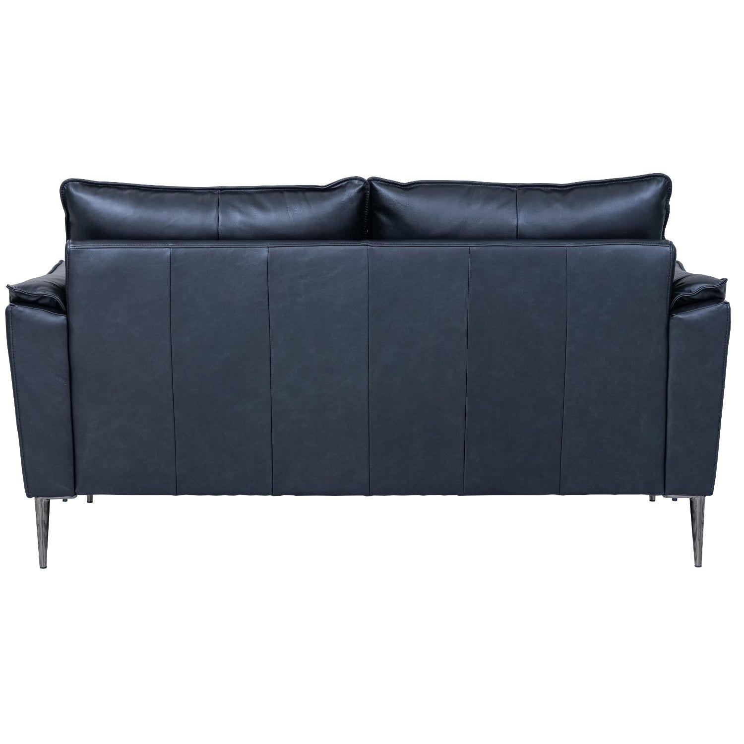 Thumbnail - Furnhouse Zweisitzer-Sofa, Schwarz, Leder, 2-Sitzer, Füllung: Hohlfaser,Schaumstoff, 160x88x90 cm, Wohnzimmer, Sofas & C...