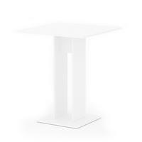 ESSTISCH Repose Weiß 65 x 65 cm - Weiß, Holzwerkstoff (65/65/78cm) - Vicco