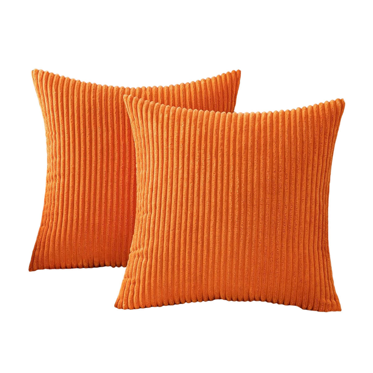 KISSENHÜLLE Plüsch Orangerot 45*45cm - Kirschrot, Textil (45/45cm) - Kaket