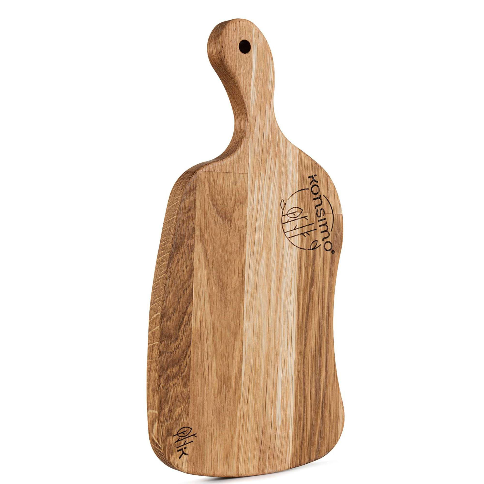 SCHNEIDEBRETT Holz Eiche geölt LIVO - Eichefarben, Holz (16/33cm) - KONSIMO®