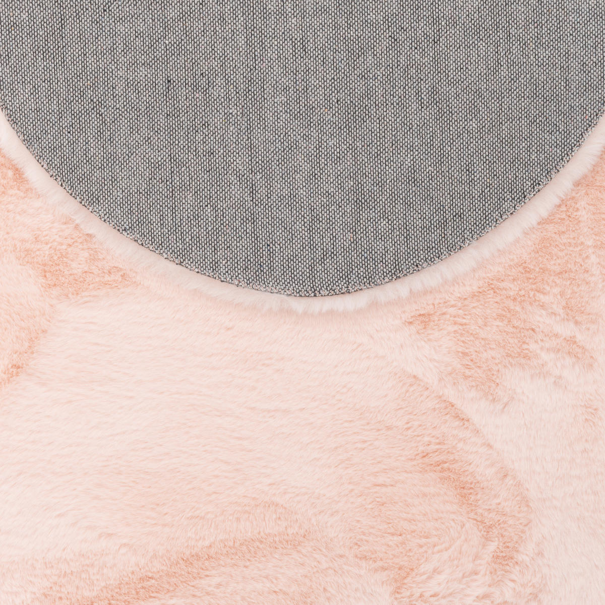 FELLTEPPICH LUXUS SUPER SOFT PLUSH SHAPE - Rosa, Textil (55/80cm) - Pergamon