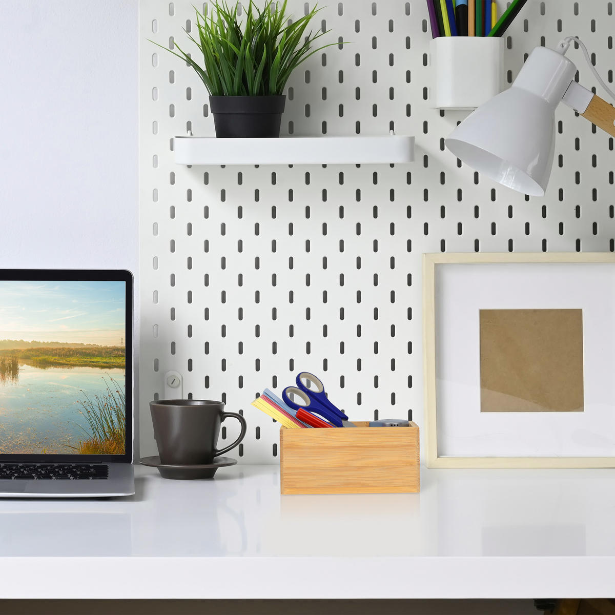 ORDNUNGSBOX - Hellbraun, Holz/Holzwerkstoff (15/7/15cm) - Relaxdays