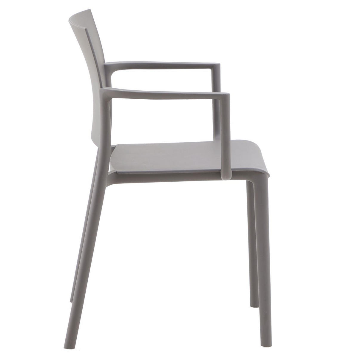 GARTENSTÜHLE TERRA 4ER-SET - Grau, Textil (58/82/52cm) - IDIMEX
