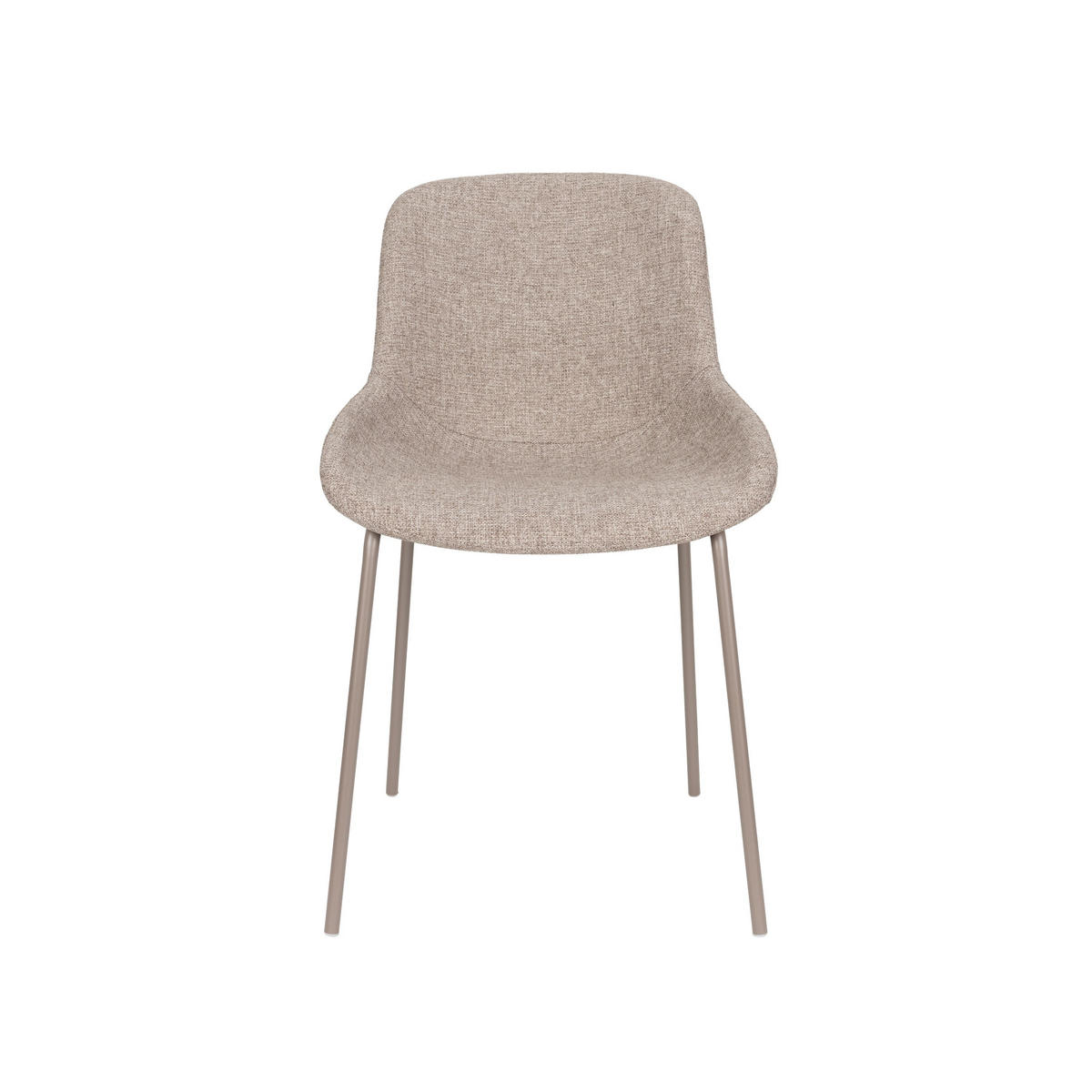 ESSZIMMERSTÜHLE Pleun Taupe - 2 er Set - Taupe/Braun, Kunststoff (49.5/81.5/56cm) - Housecraft Living