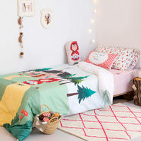 BETTBEZUG set 2 teiliges Red riding hood 180x220 cm (Komfortgrösse) - Multicolor, Textil (180/220cm) - Happy Friday