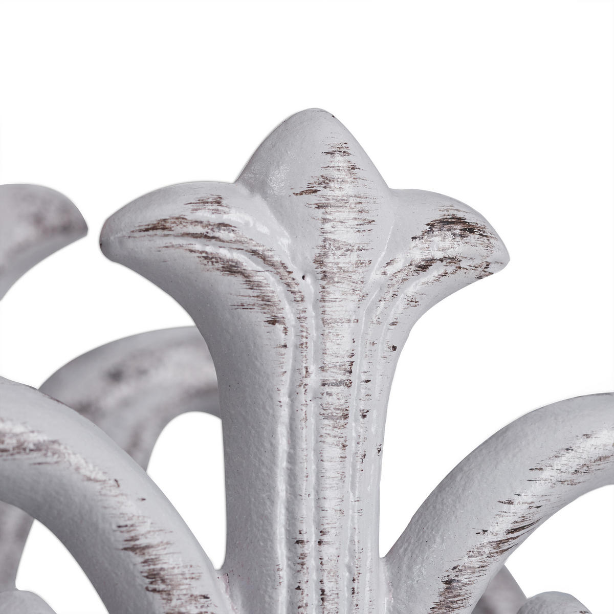 SCHLAUCHHALTER - Weiß, Metall (36/15/15cm) - Relaxdays