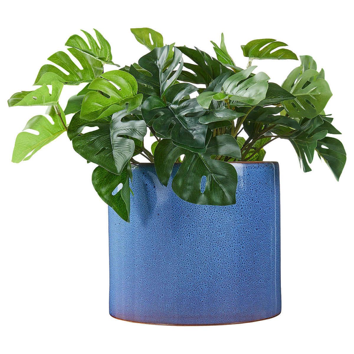BLUMENTOPF Glaze - Blau, Keramik (16cm) - Butlers