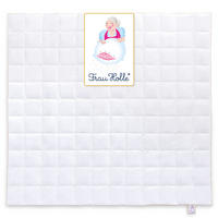 SOMMERBETTDECKE PRIMA Gänsedaunen leicht - Weiß, Naturmaterialien/Textil (240/220cm) - Frau Holle