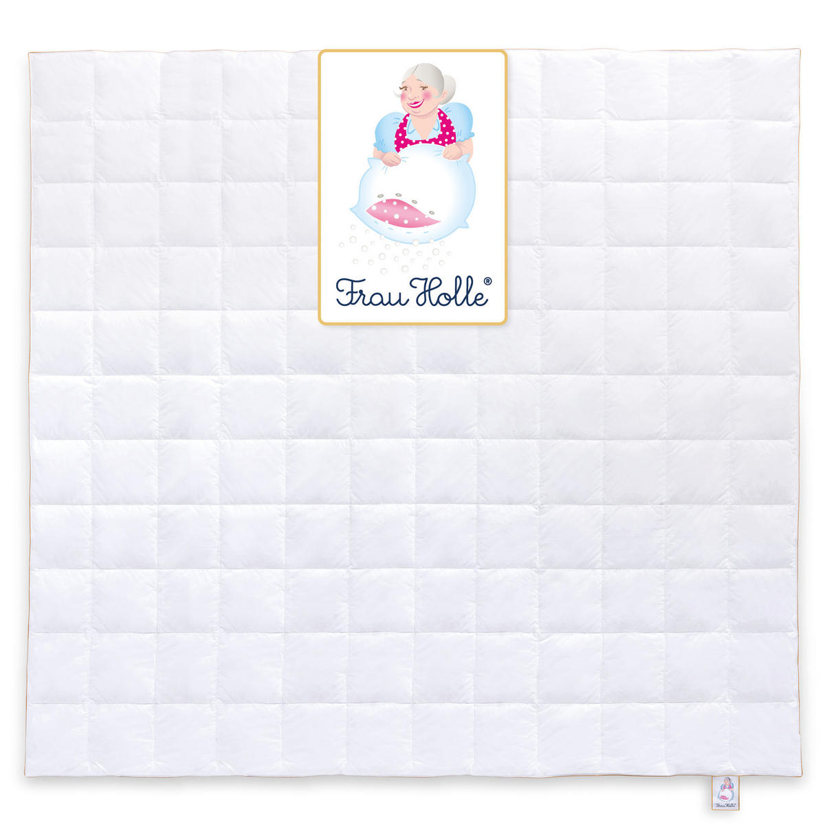 SOMMERBETTDECKE PRIMA Gänsedaunen leicht - Weiß, Naturmaterialien/Textil (240/220cm) - Frau Holle
