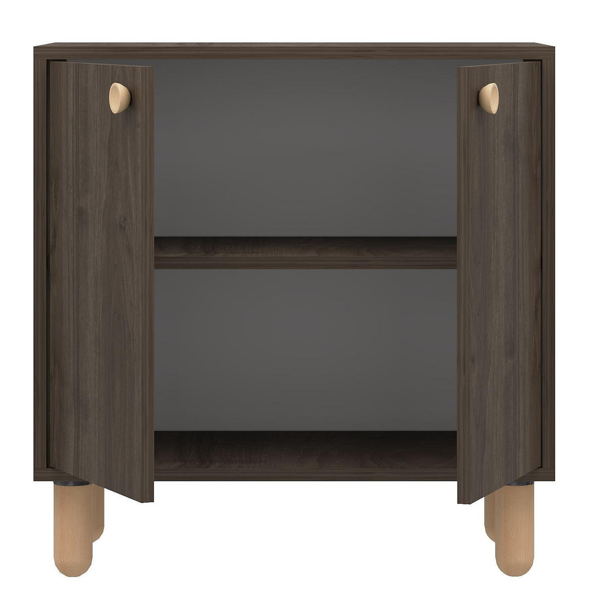 BUFFETSCHRANK lina Braun - Braun, Holz (36/73/72cm) - Habitat Garten
