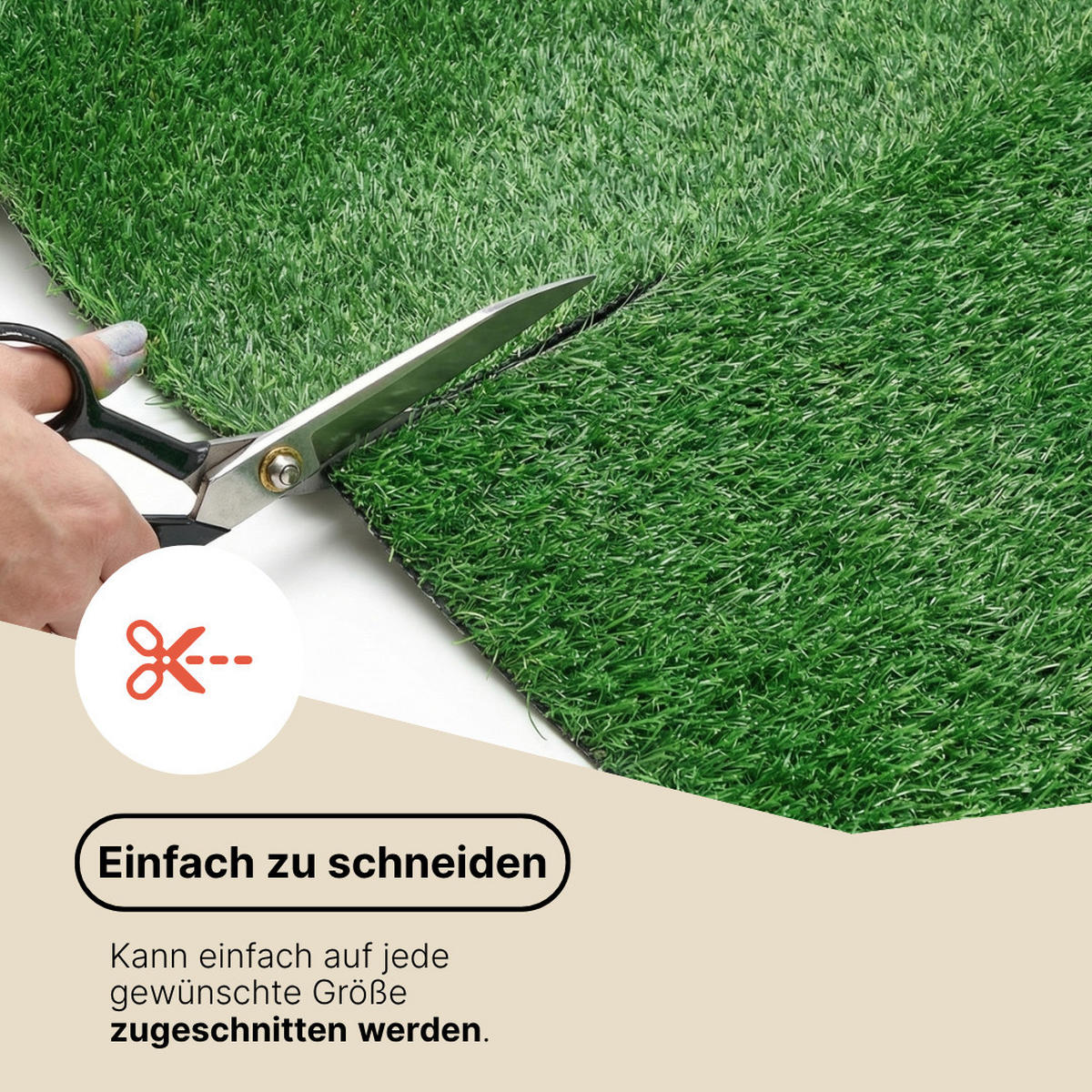 KUNSTRASEN Verde 30 mm – UV-beständig, pflegeleicht, wetterfest für Garten & Terrasse 200/350 cm - Grün, Textil (200/350cm) - Tapiso