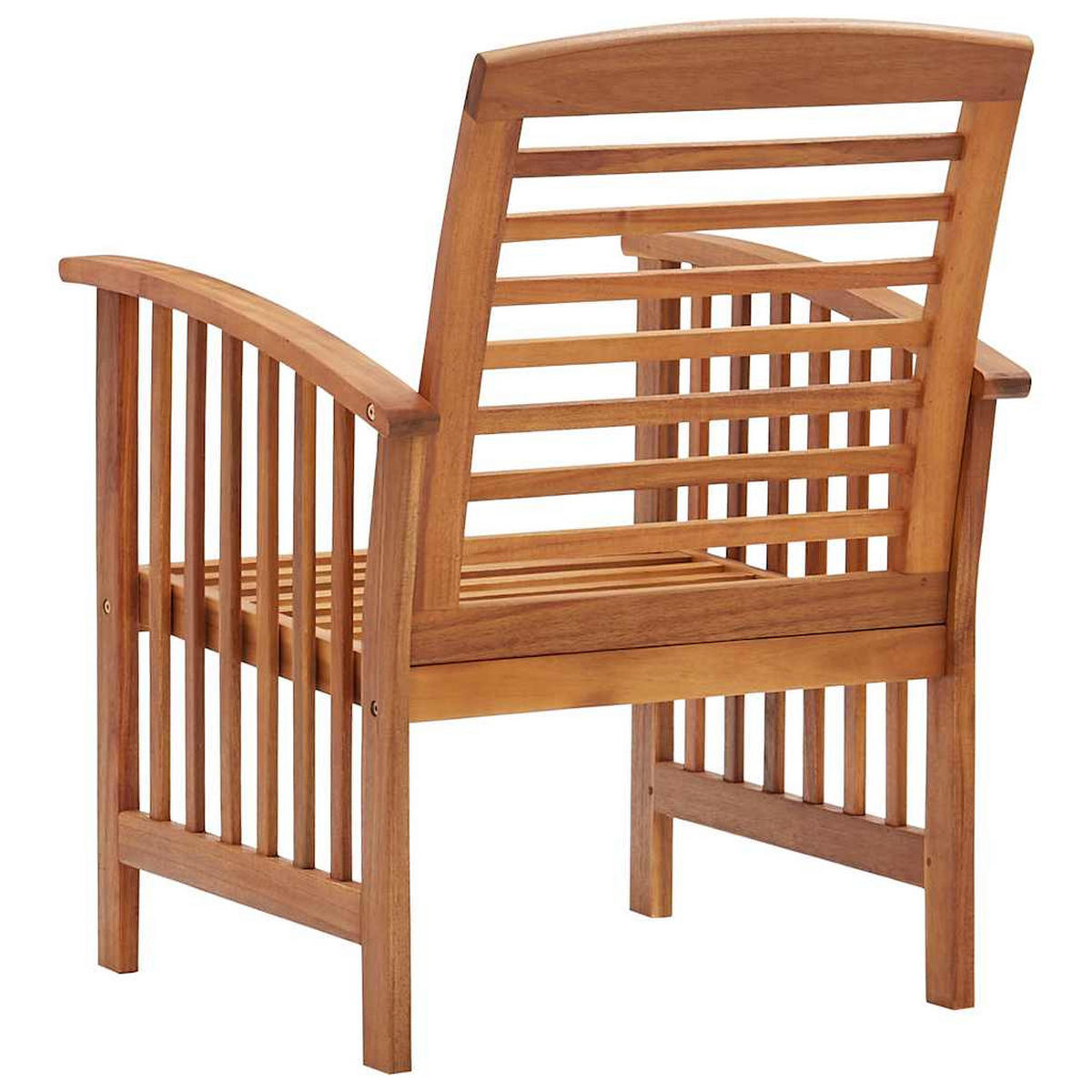 GARTENSTÜHLE 2er Set Massivholz Akazie - Braun, Holz (59/83/67cm) - vidaXL