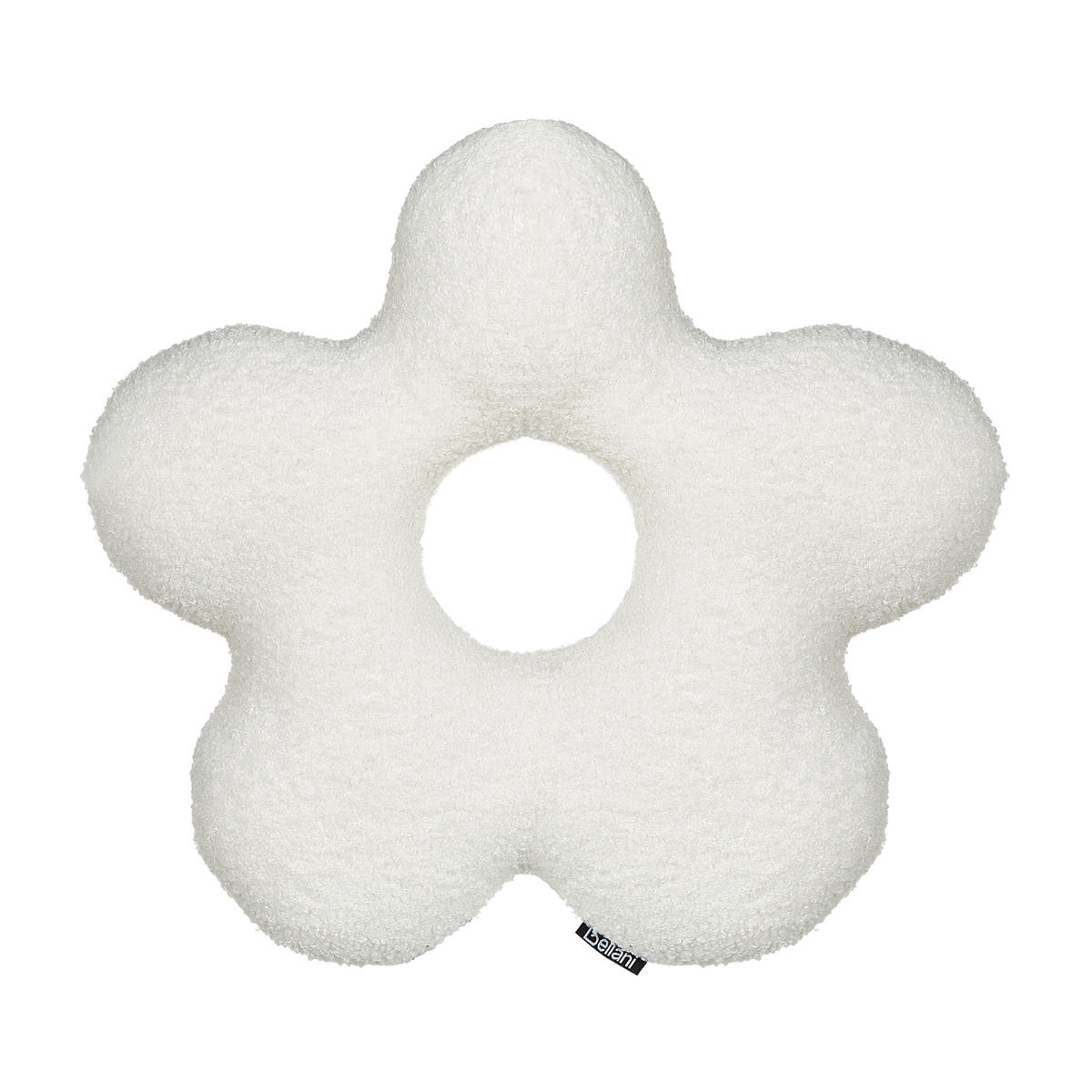 DEKOKISSEN 2er-Set Weiß 40/40 cm Camponula - Weiß, Kunststoff (40/40cm) - Beliani