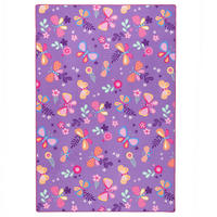 KINDER SPIEL TEPPICH SCHMETTERLING - Lila, Textil (80/200cm) - Snapstyle