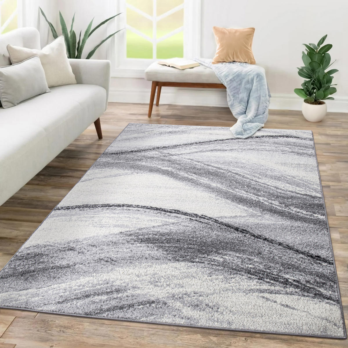 KURZFLORTEPPICH 230/320 cm Fiesta 127 - Grau, Textil (230/320cm) - Paco Home