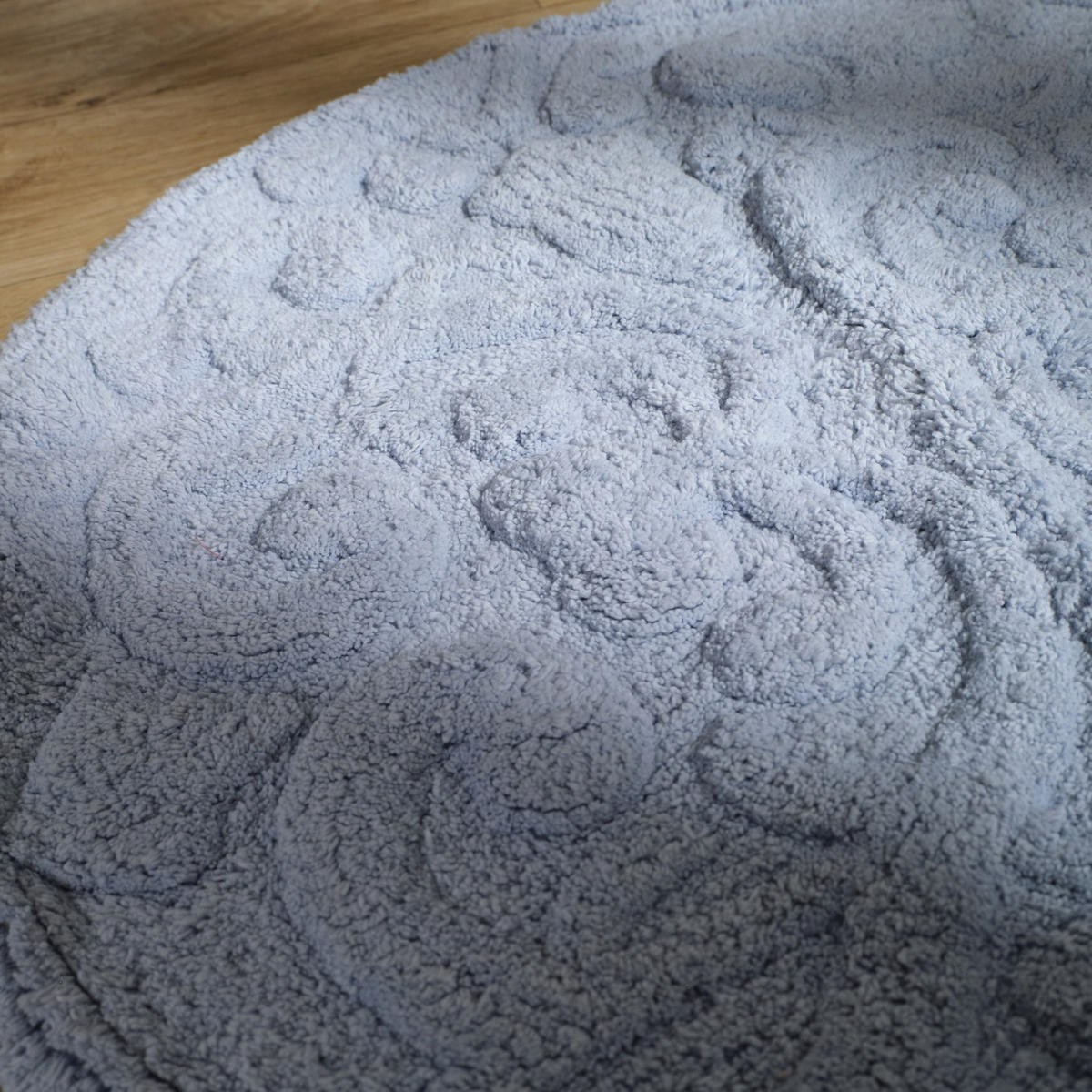 TEPPICH Delgada - Hellblau, Textil (65/65cm) - home&you