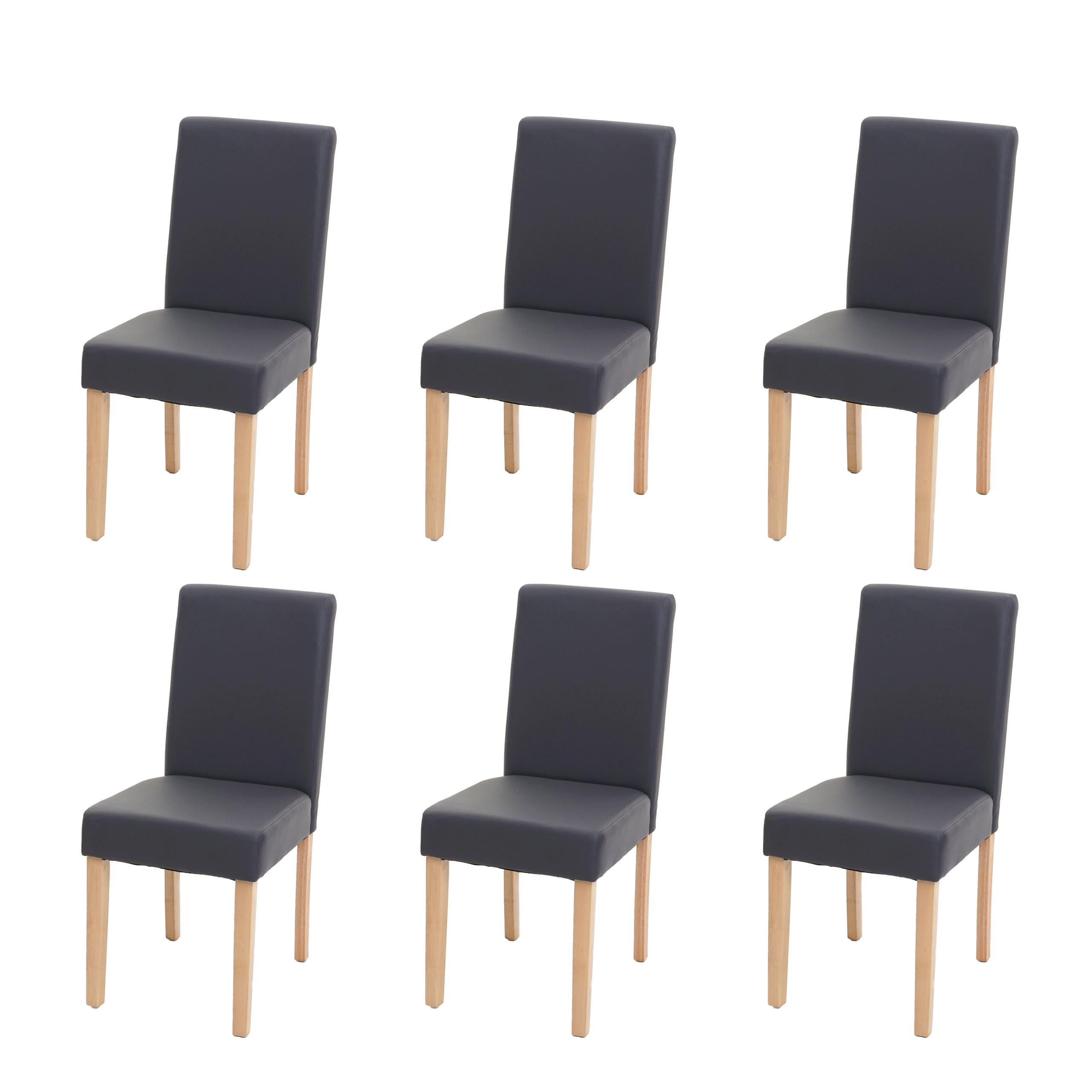 Chefgastro Esszimmerstuhl Grau 43x90x56 cm