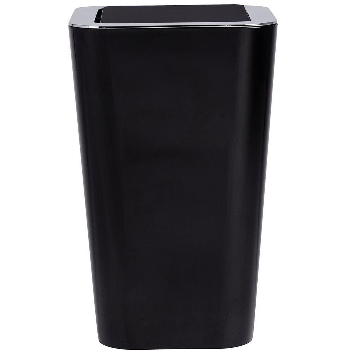 ABFALLKORB Candy Black 6 l 18/18/29 cm - Schwarz, Kunststoff (18/29/18cm) - Wenko