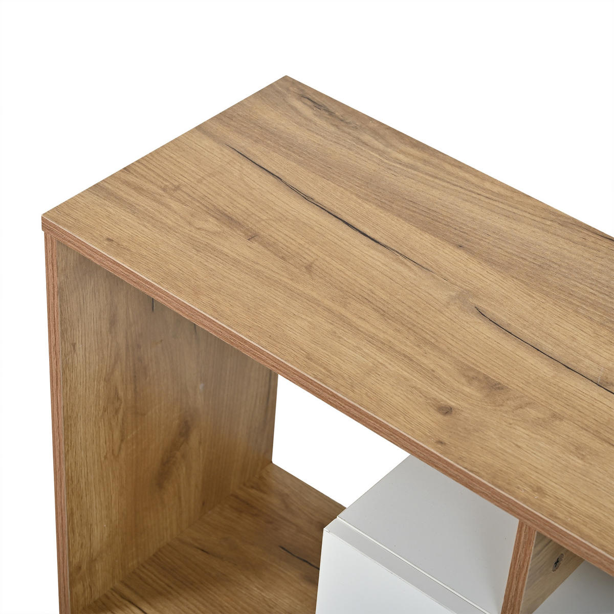 TV-SCHRANK 180cm Klapptüren Drehtür Natur Weiß Lowboard - Multicolor, Holzwerkstoff (180/49/30cm) - FLIEKS