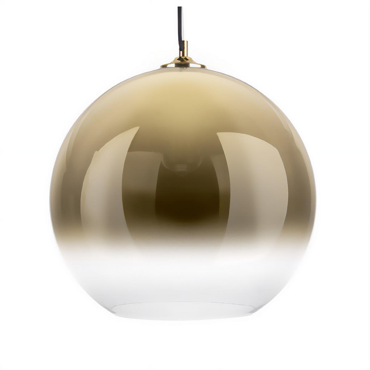 LAMPE Glas Bubble 150 cm - Goldfarben, Glas (40/40/36.5cm) - Leitmotiv