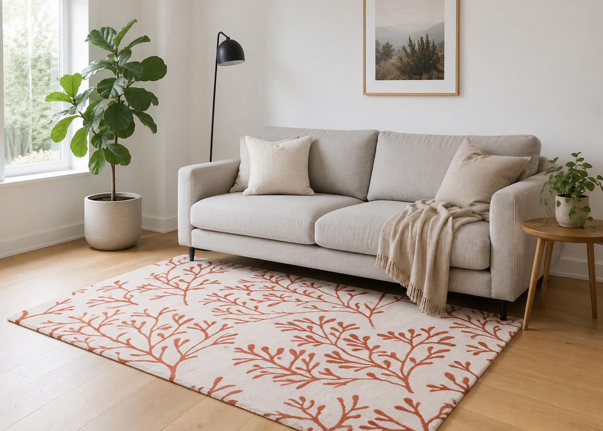 TEPPICH Sarah 120/170 cm - Rot, Textil (120/170cm) - A2A Home
