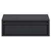 NACHTSCHRANK Evo Schwarz 50 cm - Anthrazit, Holzwerkstoff (50/17/34cm) - Selsey