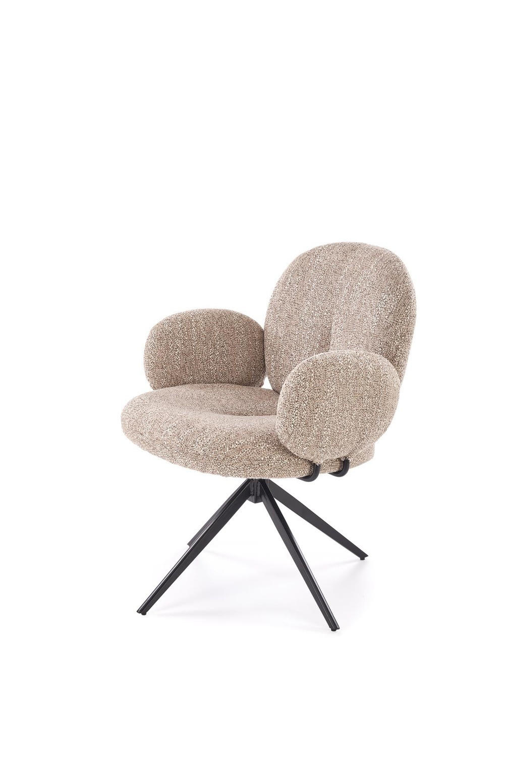 SESSEL BERRY 360° gepolstert Beige - Beige, Textil (65/83/64cm) - Lookway