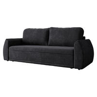 CANAPEA EXTENSIBILA Floxi - antracit/negru, material plastic/material textil (244/96/96cm) - MIRJAN24