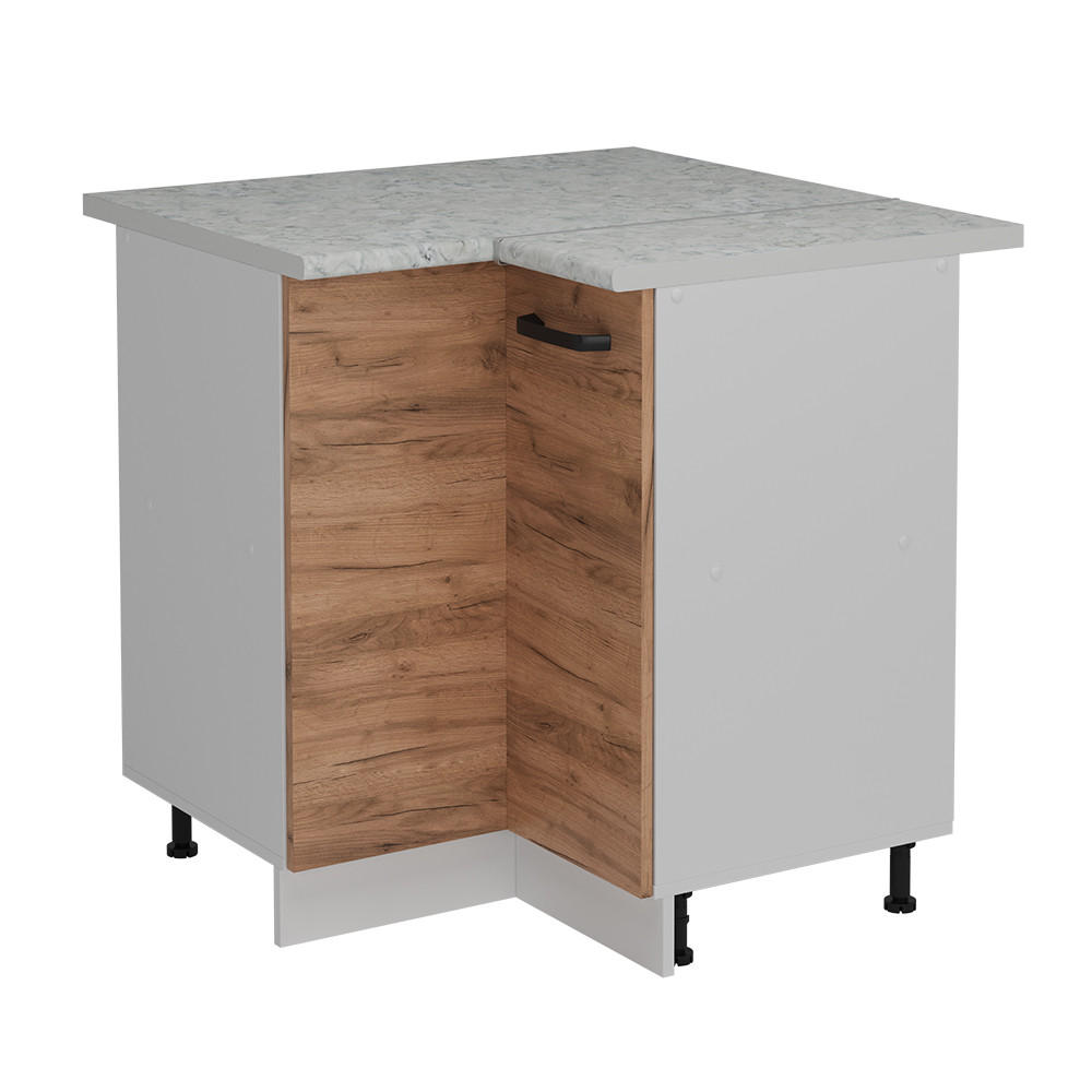 Honigeiche/Weiß, Holzwerkstoff (75.6/81.6/60cm) - Vicco