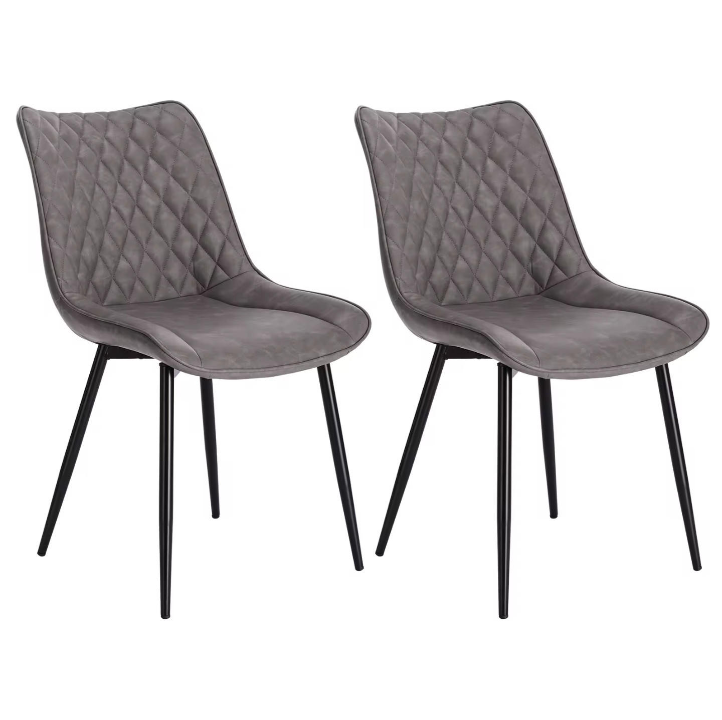 Okmyhome Stühle Dunkelgrau 40.5x85.5x46 cm