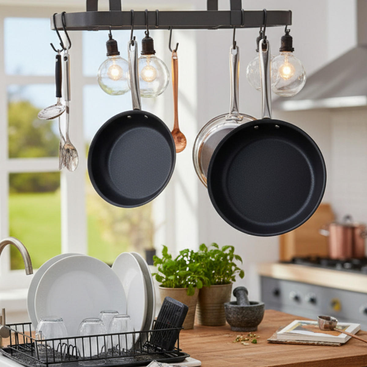 BRATPFANNE Favourite 28 cm Edelstahl Antihaft - Silberfarben/Schwarz, Metall (28cm) - Brabantia