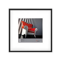 BILDERRAHMEN ChairAlurahmen 030X030 cm, SCHWARZ - Schwarz, Kunststoff (30.8/30.8/1.8cm) - walther design