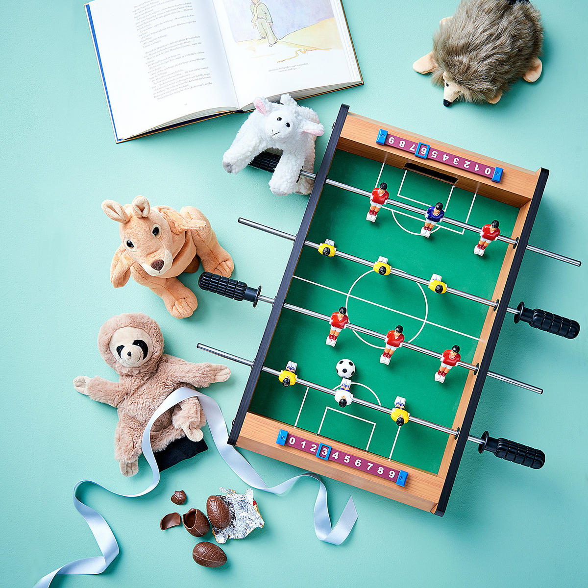 TISCHKICKER Goooaliat - Multicolor, Holzwerkstoff (51/31cm) - Butlers