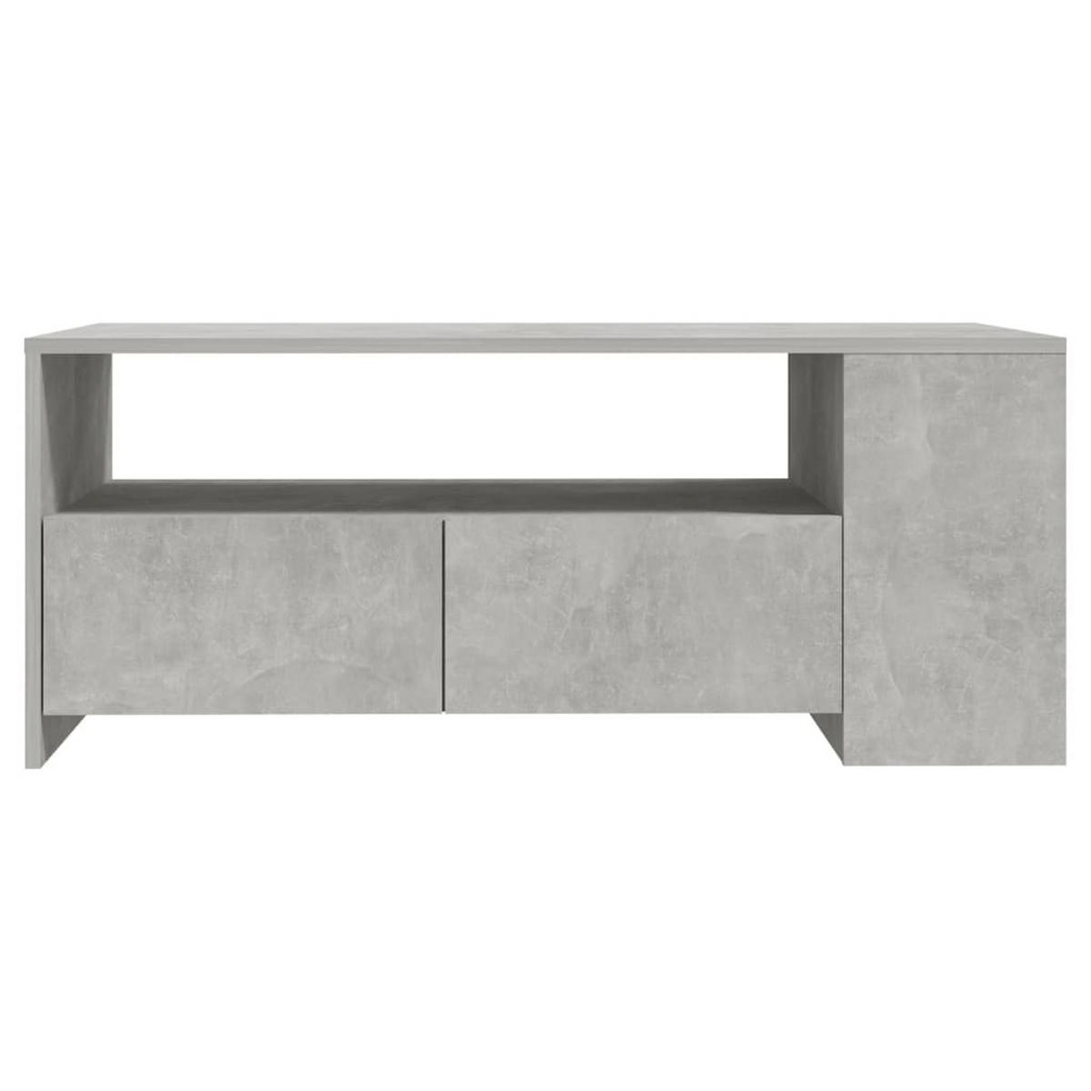COUCHTISCH Betongrau 102x55x42 cm Holzwerkstoff - Grau, Holzwerkstoff (102/55/42cm) - furnicato