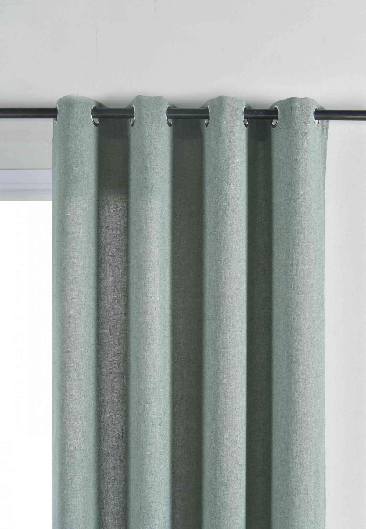 VORHANG 2ER SET »Essen« HxB 245x145 cm Grün - Grün, Textil (145/245cm) - Gardinenbox