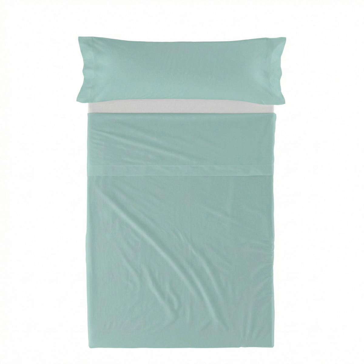 OBERLAKEN set 2 teiliges Basic Minze 180x270 cm (Komfortgrösse) - Mintgrün, Textil (180/270cm) - Happy Friday