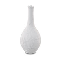 VASE Rosengarten, Biskuit-Porzellan, Biskuit Weiß, 21 cm - Weiß, Keramik (21cm) - Goebel