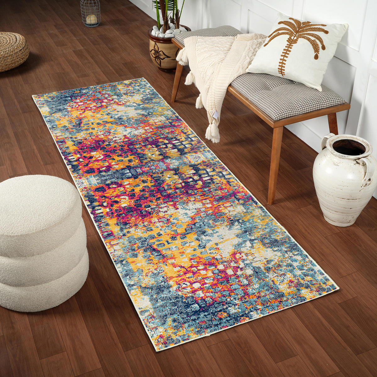 KURZFLORTEPPICH 80/220 cm Gelb - Gelb, Textil (80/220cm) - LIVABLISS