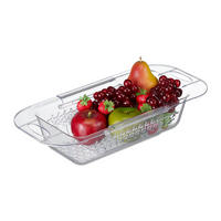 SPÜLBECKENSIEB - Transparent, Kunststoff (20cm) - Relaxdays