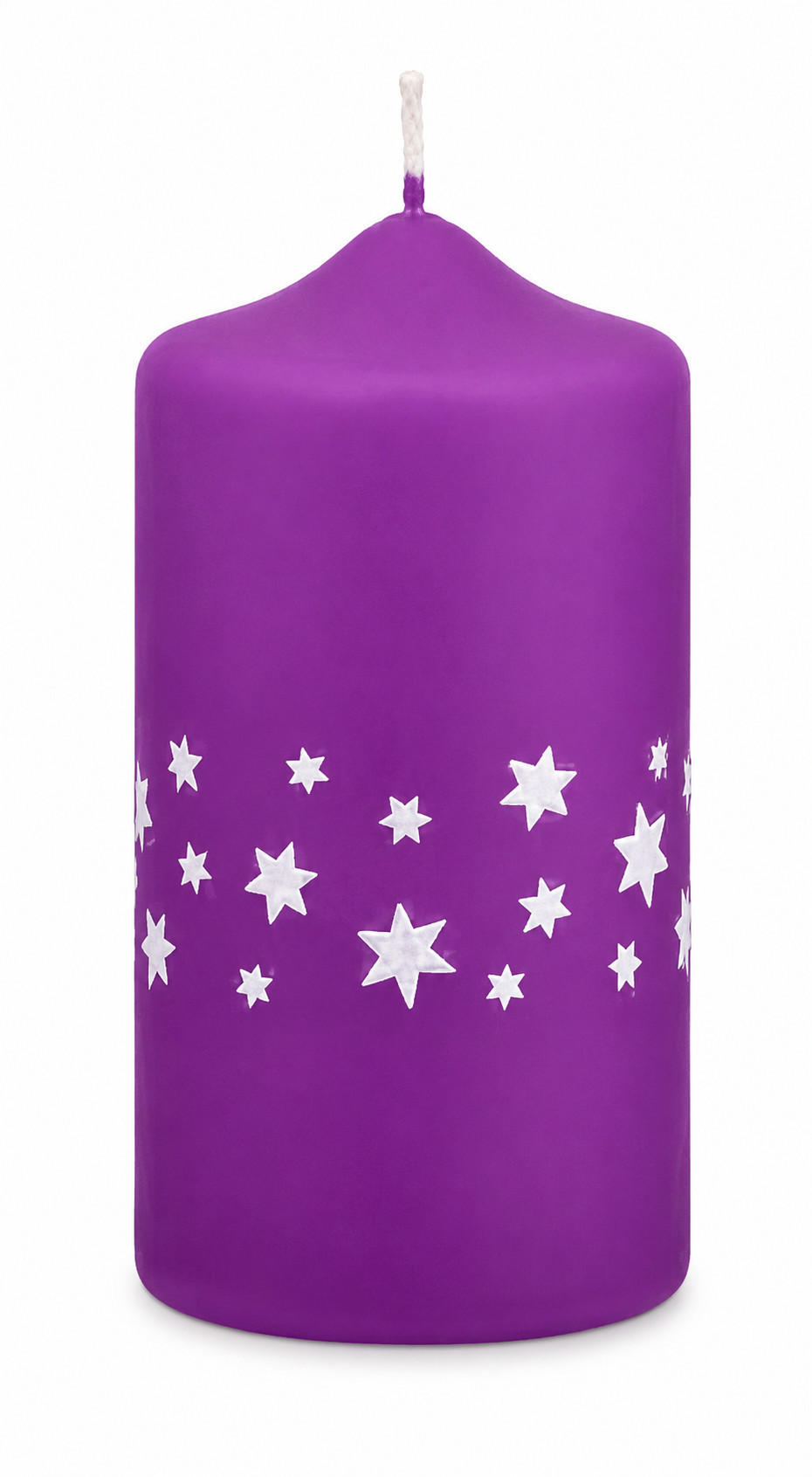 Kopschitz Kerzen Adventskerzen Lila 6x12x12 cm