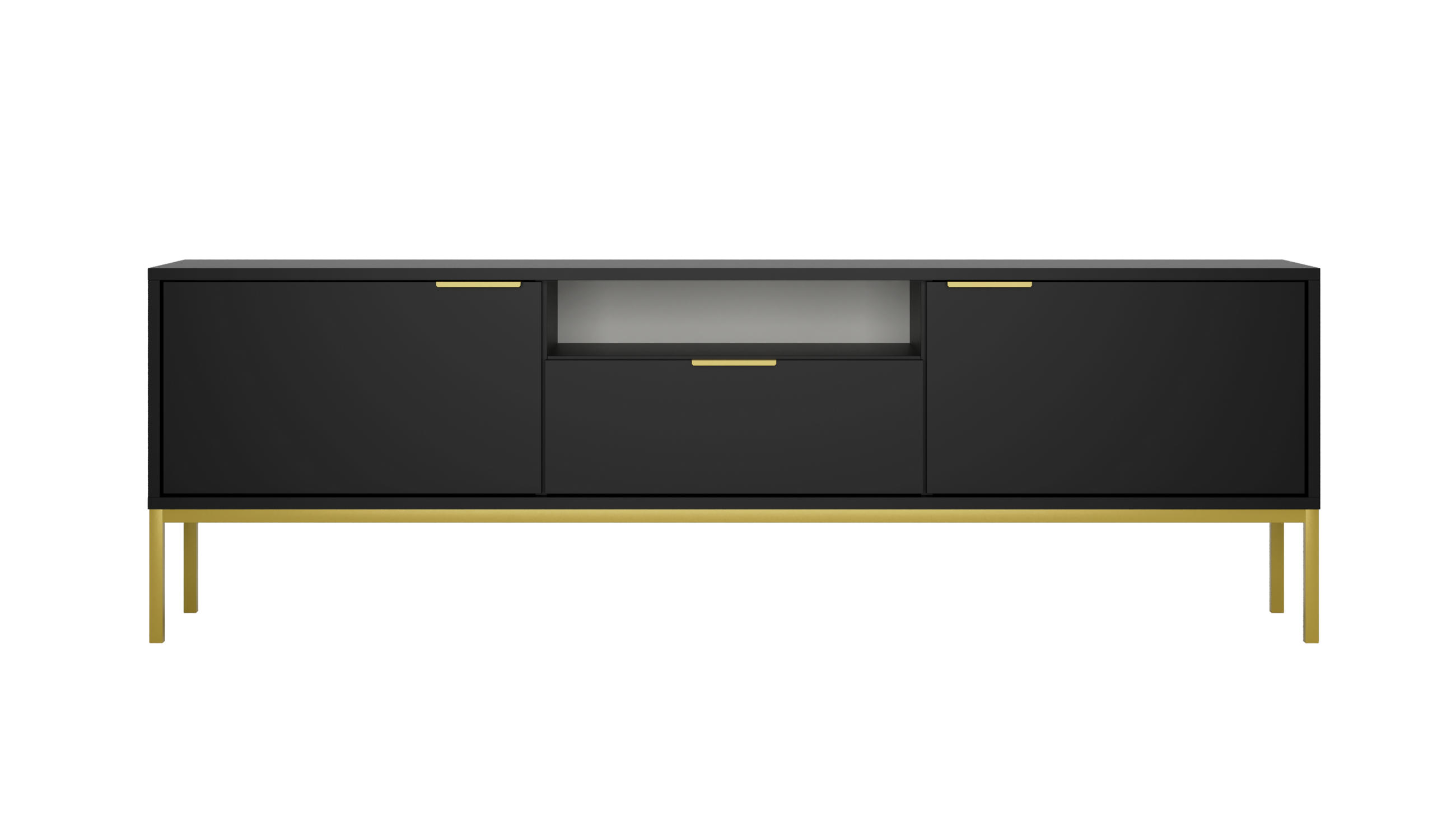 RAUMHIRSCH FURNITURE LOWBOARD Austin II černý 33/56,4/175 cm