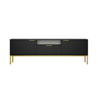 NÍZKA SKRÍŇ Austin II čierna 33/56,4/175 cm - čierna, kompozitné drevo (33/56/175cm) - RAUMHIRSCH FURNITURE