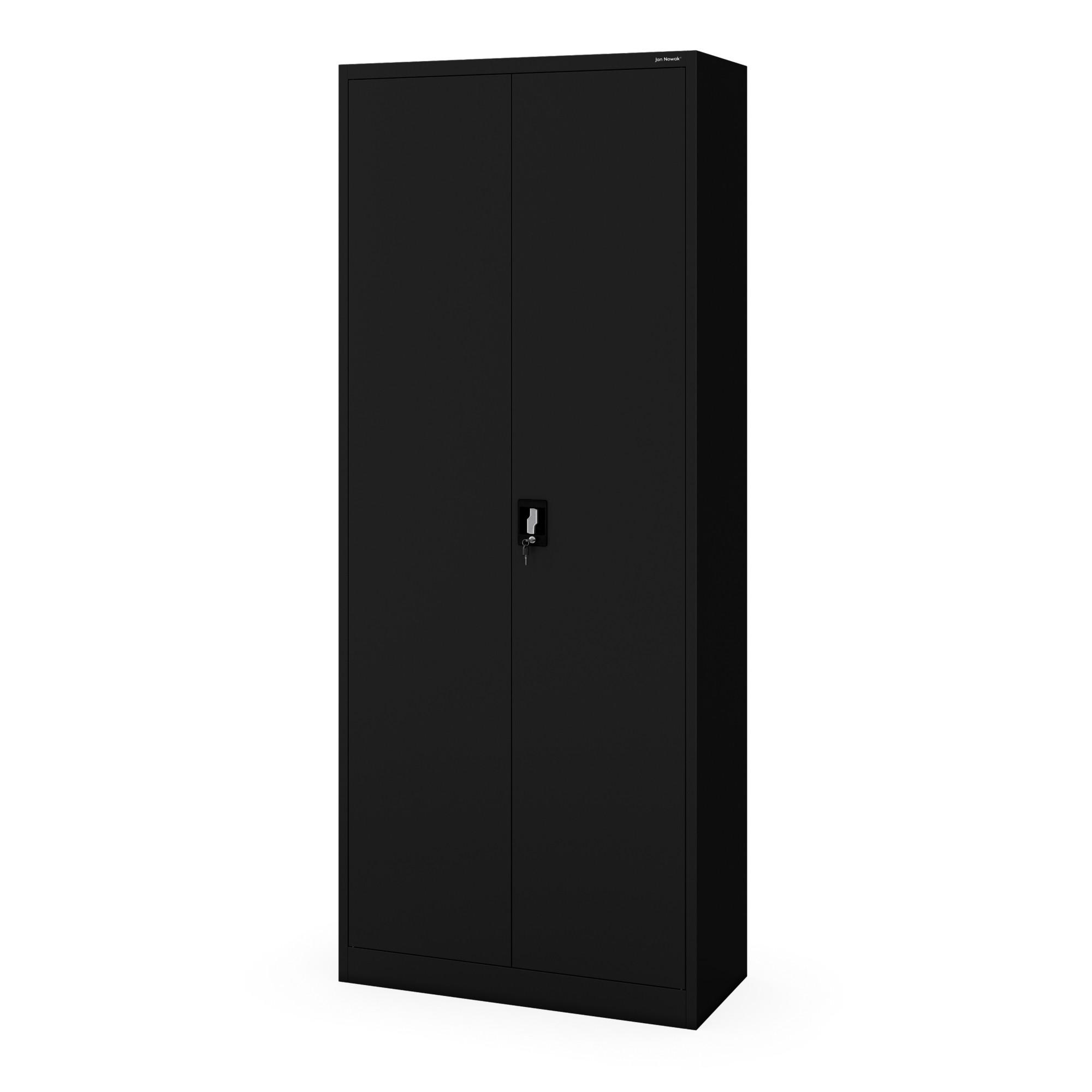 Jan Nowak Hauswirtschaftsschrank Schwarz 90x220x45 cm
