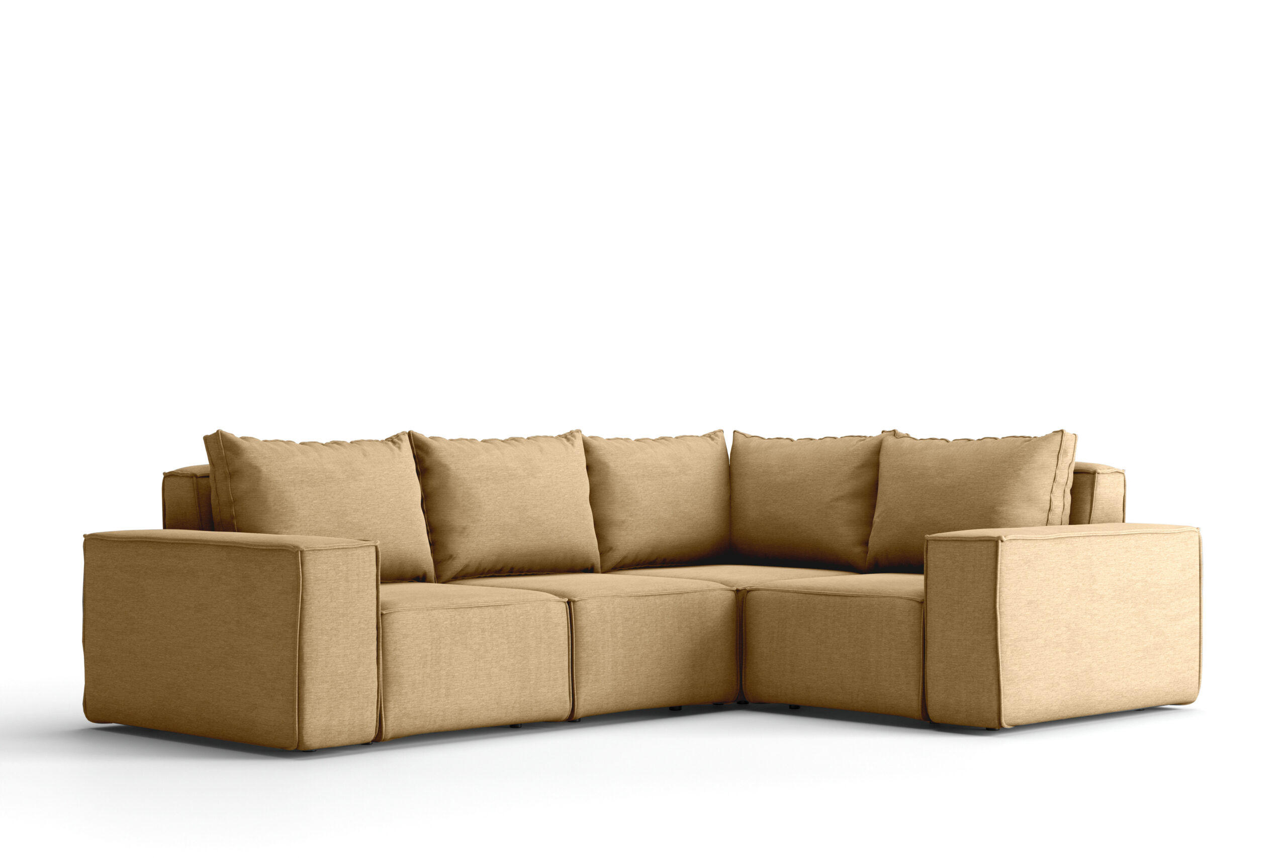 GARTENECKSOFA Für Den Garten SONNE Cappucino Links - Cappuccino, Holz (246/73/181cm) - Kaiser Möbel