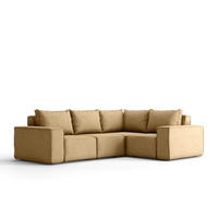 GARTENECKSOFA Für Den Garten SONNE Cappucino Links - Cappuccino, Holz (246/73/181cm) - Kaiser Möbel