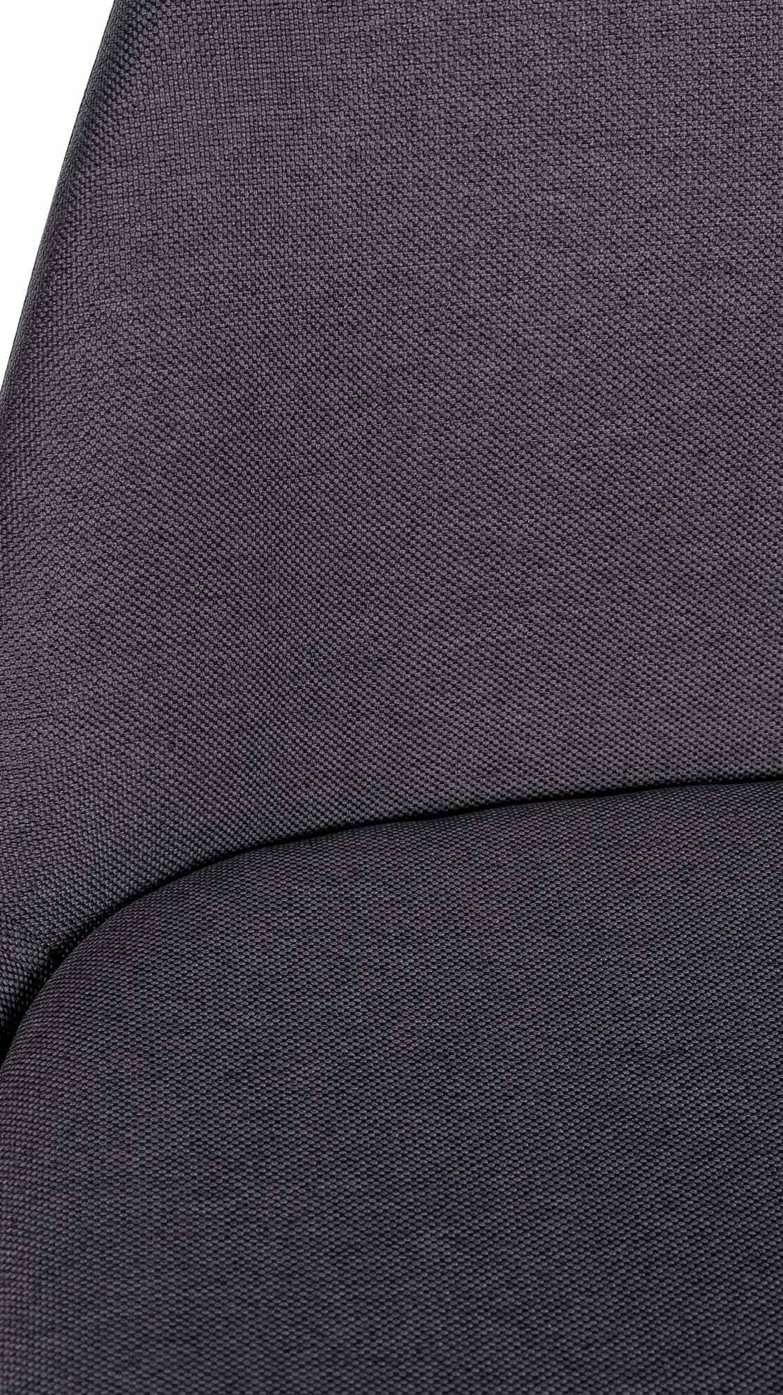 BARHOCKER Stoff Dunkelgrau - Eukalyptusholzfarben/Dunkelgrau, Holz/Textil (38/99/44cm) - CLP